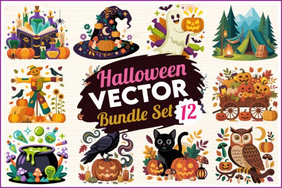 Download Halloween Vector Bundle Set - Vector Collection