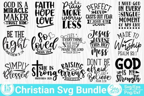 Download Christian Saying SVG Bundle Faith Bundle - Faith bundle Collection