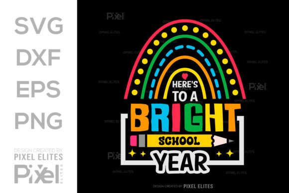 Download Here's to a Bright School Year SVG - School year svg Collection