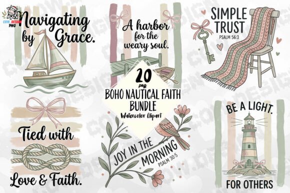 Download Boho Nautical Faith Bundle PNG - Faith bundle Collection