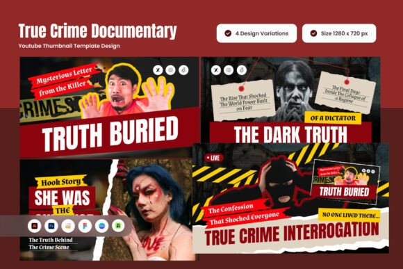 Download True Crime Documentary YouTube Thumbnail - Crime documentary Collection