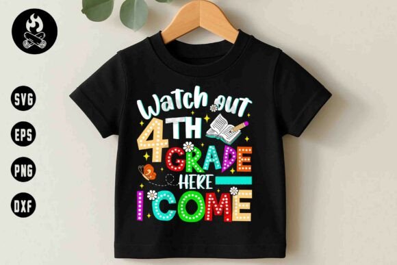 Download Watch out 4th Grade SVG, School Year Svg - School year svg Collection