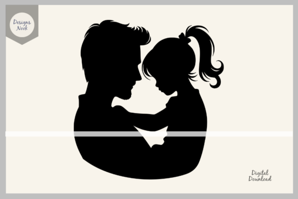 Download Father and Daughter SVG Clipart PNG DXF - Daughter svg Collection