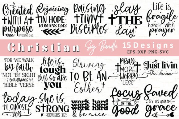Download Christian SVG Bundle | Faith Bundle - Faith bundle Collection